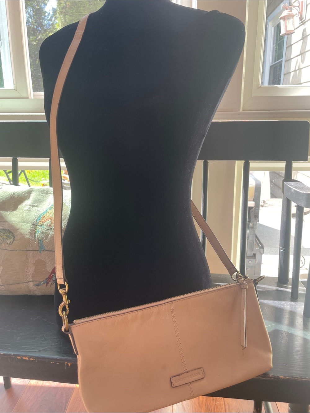 Lucky Brand Leather Silhouette Crossbody Bag